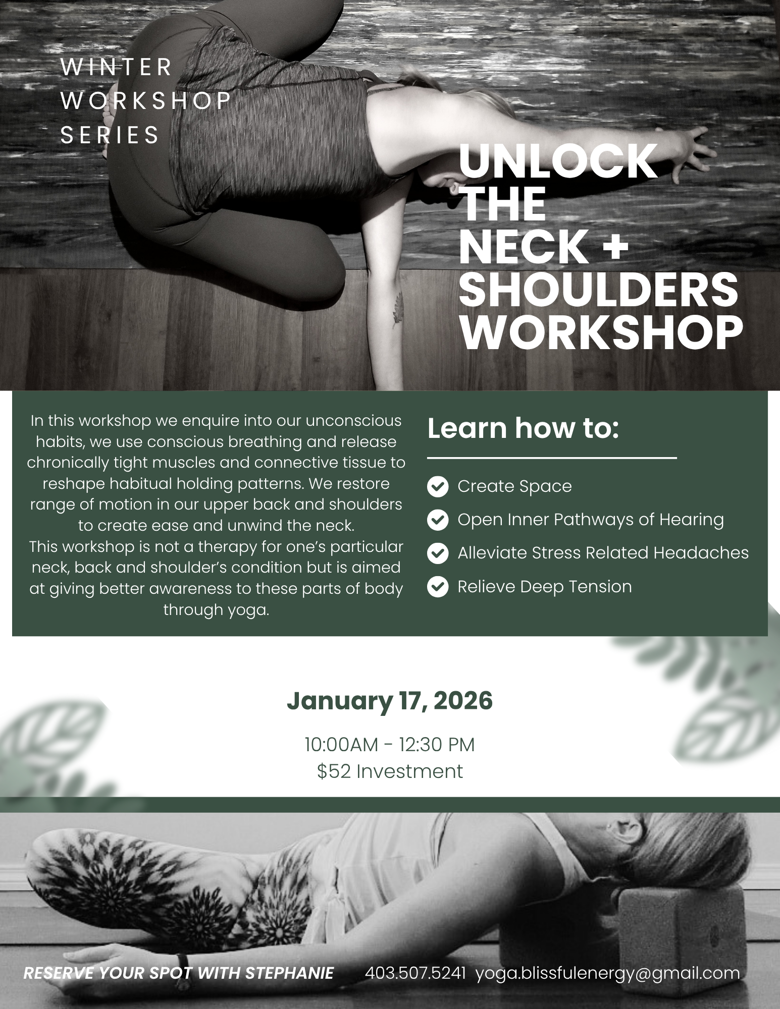 Winter Workshop Series